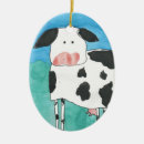 Buscar vaca del dibujo animado adornos General y unisex
