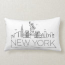 Buscar horizonte de nueva york cojines Ciudad