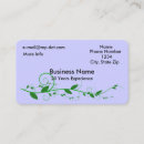 Buscar vector floral tarjetas de visita Elegante