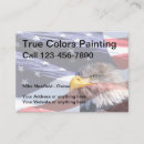 Buscar flag tarjetas de visita Americano