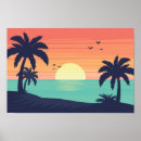Buscar palmera tropical posters Amanecer