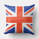 Buscar bandera americana del vintage cojines Rojo