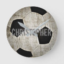 Buscar balón fútbol de relojes de pared Para niños
