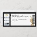 Buscar mitzvah 10x23 invitaciones Negro