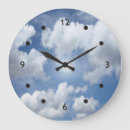 Buscar nublado relojes de pared Cielos