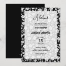 Buscar black white invitaciones Floral