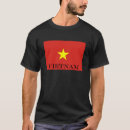 Buscar bandera vietnam camisetas Rojo