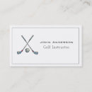 Buscar jugador golf de tarjetas de visita Profesional