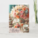 Buscar rosa de té tarjetas Madre