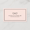 Buscar optometrista tarjetas de visita Minimalista