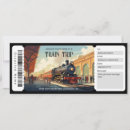 Buscar tren 10x23 invitaciones Tarjeta de embarque