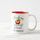 Buscar manzana para el profesor tazas Nombre