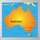 Buscar mapa de australia posters Geografía