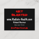 Buscar energía tarjetas de visita Salud