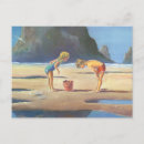Buscar niños en la playa postales Para todos