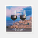 Buscar copas de vino servilletas Rosa
