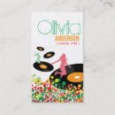 Buscar vinyl tarjetas de visita Vintage