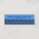 Buscar energía renovable tarjetas de visita Ambiente