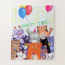 Buscar gato feliz puzzles Para niños