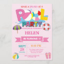 Buscar pelota de playa invitaciones Chapoteo splish