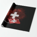 Buscar suiza papel de regalo Rojo
