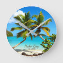 Buscar paisaje marino relojes de pared Tropical