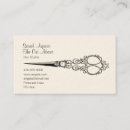 Buscar tijeras del vintage tarjetas de visita Para todos