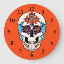 Buscar dia los muertos de relojes de pared Calavera
