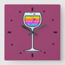 Buscar vino relojes de pared Barra