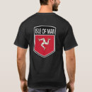Buscar isla de man camisetas Emblema