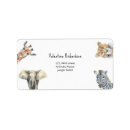 Buscar safari baby shower etiquetas Cebra