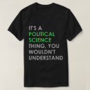 Buscar ciencia política camisetas Divertido