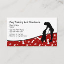 Buscar obediencia tarjetas de visita Entrenamiento