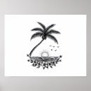 Buscar diseños tropicales posters Vibraciones de playa