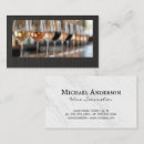 Buscar copas vino de tarjetas de visita Bodega