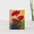 Buscar amapolas rojas tarjetas Verano