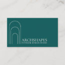 Buscar arquitectura interior tarjetas de visita Diseñador