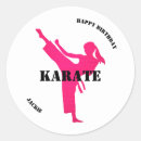 Buscar del karate pegatinas Rosa