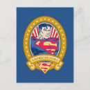 Buscar bandera de acero postales Superman