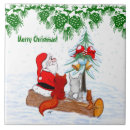 Buscar santa claus azulejos Nieve