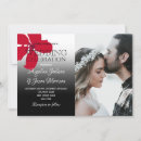 Buscar rojo blanco negro boda invitaciones Parejas