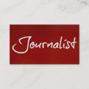 Buscar periodismo tarjetas de visita Profesional