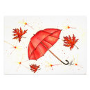 Buscar paraguas rojo posters Otoño