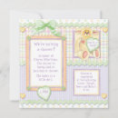Buscar lila y menta invitaciones Verde