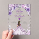 Buscar lilac invitaciones quinceañera Princesa quinceanera