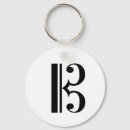 Buscar alto clef llaveros Músico