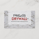 Buscar drywall tarjetas de visita Construcción