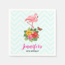 Buscar flamingo servilletas Flores tropicales
