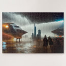 Buscar ciudad futurista puzzles Espacio