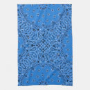 Buscar paisley paños de cocina Azul